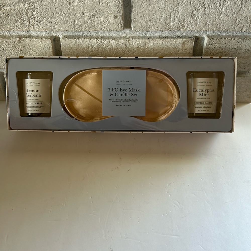 Eye Mask and Candle Set